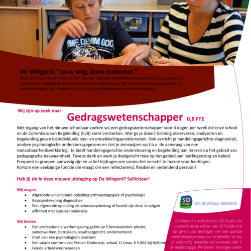 2025.04.01 vacature de Wingerd Gedragswetenschapper-1